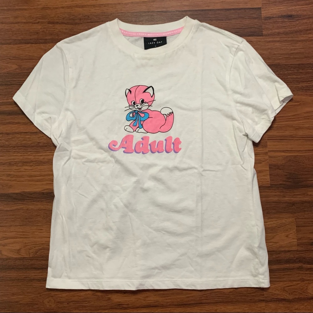 lazy oaf adult tee